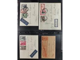 1894/1961 (ca.), ungebrauchte, gebrauchte und Briefe Sammlung, inkl. Ganzsachen, einige bessere Stücke wie z.B. 15 c. Antwort