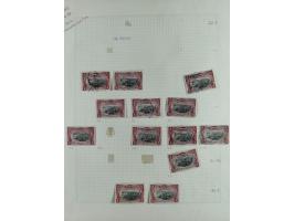 1894/1961 (ca.), ungebrauchte, gebrauchte und Briefe Sammlung, inkl. Ganzsachen, einige bessere Stücke wie z.B. 15 c. Antwort