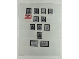 1914/18, postfrische und ungebrauchte Sammlung, dabei viele Farben und Aufdruckvariante wie z.B. Belgien Mi.-Nr. 16bII, 24IB,