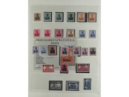 1914/18, postfrische und ungebrauchte Sammlung, dabei viele Farben und Aufdruckvariante wie z.B. Belgien Mi.-Nr. 16bII, 24IB,