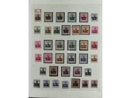 1914/18, postfrische und ungebrauchte Sammlung, dabei viele Farben und Aufdruckvariante wie z.B. Belgien Mi.-Nr. 16bII, 24IB,