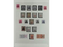 1914/18, postfrische und ungebrauchte Sammlung, dabei viele Farben und Aufdruckvariante wie z.B. Belgien Mi.-Nr. 16bII, 24IB,