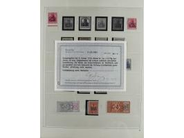 1914/18, postfrische und ungebrauchte Sammlung, dabei viele Farben und Aufdruckvariante wie z.B. Belgien Mi.-Nr. 16bII, 24IB,