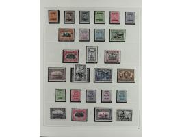 1914/18, postfrische und ungebrauchte Sammlung, dabei viele Farben und Aufdruckvariante wie z.B. Belgien Mi.-Nr. 16bII, 24IB,