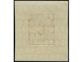 1922, Großes Staatswappen 100 M. metallischgrün/rot, Einzelabzug im Kleinbogenformat (51x58mm), stehendes Wasserzeichen, mit 