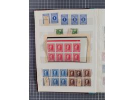 1850/1918 (ca.), postfrische, ungebrauchte und gestempelte Partie in vier Steckbüchern, dabei Stempel, Besonderheiten, ungezä