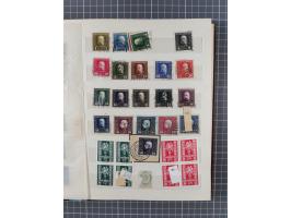 1850/1918 (ca.), postfrische, ungebrauchte und gestempelte Partie in vier Steckbüchern, dabei Stempel, Besonderheiten, ungezä