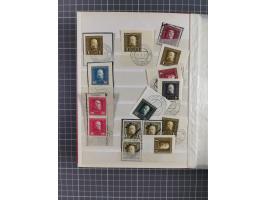 1850/1918 (ca.), postfrische, ungebrauchte und gestempelte Partie in vier Steckbüchern, dabei Stempel, Besonderheiten, ungezä