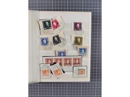 1850/1918 (ca.), postfrische, ungebrauchte und gestempelte Partie in vier Steckbüchern, dabei Stempel, Besonderheiten, ungezä