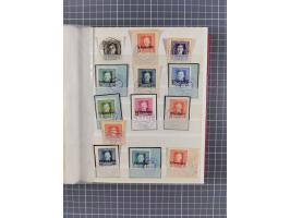 1850/1918 (ca.), postfrische, ungebrauchte und gestempelte Partie in vier Steckbüchern, dabei Stempel, Besonderheiten, ungezä