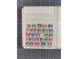 1850/1918 (ca.), postfrische, ungebrauchte und gestempelte Partie in vier Steckbüchern, dabei Stempel, Besonderheiten, ungezä