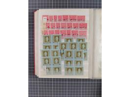 1850/1918 (ca.), postfrische, ungebrauchte und gestempelte Partie in vier Steckbüchern, dabei Stempel, Besonderheiten, ungezä