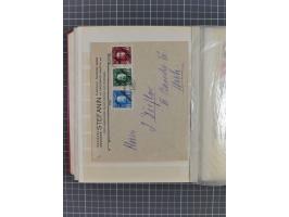 1850/1918 (ca.), postfrische, ungebrauchte und gestempelte Partie in vier Steckbüchern, dabei Stempel, Besonderheiten, ungezä