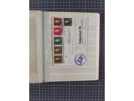 1850/1918 (ca.), postfrische, ungebrauchte und gestempelte Partie in vier Steckbüchern, dabei Stempel, Besonderheiten, ungezä