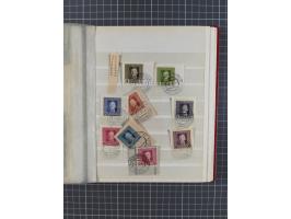 1850/1918 (ca.), postfrische, ungebrauchte und gestempelte Partie in vier Steckbüchern, dabei Stempel, Besonderheiten, ungezä