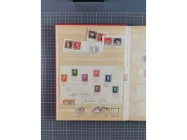 1850/1918 (ca.), postfrische, ungebrauchte und gestempelte Partie in vier Steckbüchern, dabei Stempel, Besonderheiten, ungezä