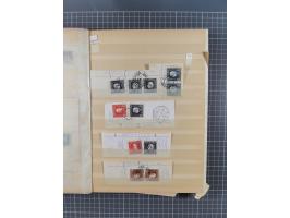 1850/1918 (ca.), postfrische, ungebrauchte und gestempelte Partie in vier Steckbüchern, dabei Stempel, Besonderheiten, ungezä