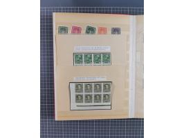 1850/1918 (ca.), postfrische, ungebrauchte und gestempelte Partie in vier Steckbüchern, dabei Stempel, Besonderheiten, ungezä