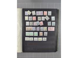 1850/1918 (ca.), postfrische, ungebrauchte und gestempelte Partie in vier Steckbüchern, dabei Stempel, Besonderheiten, ungezä