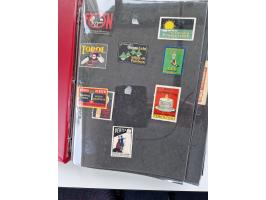 VIGNETTEN: 1896/1960 (ca.), hochinteressanter Bestand mit einigen Tausend Vignetten, Verschluss- und Siegelmarken, später Spe