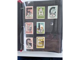 VIGNETTEN: 1896/1960 (ca.), hochinteressanter Bestand mit einigen Tausend Vignetten, Verschluss- und Siegelmarken, später Spe