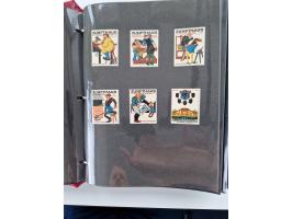 VIGNETTEN: 1896/1960 (ca.), hochinteressanter Bestand mit einigen Tausend Vignetten, Verschluss- und Siegelmarken, später Spe