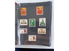 VIGNETTEN: 1896/1960 (ca.), hochinteressanter Bestand mit einigen Tausend Vignetten, Verschluss- und Siegelmarken, später Spe