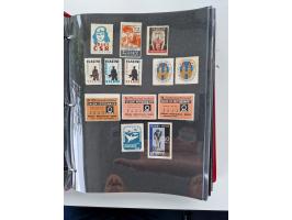 VIGNETTEN: 1896/1960 (ca.), hochinteressanter Bestand mit einigen Tausend Vignetten, Verschluss- und Siegelmarken, später Spe