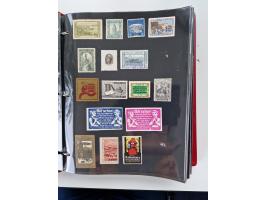 VIGNETTEN: 1896/1960 (ca.), hochinteressanter Bestand mit einigen Tausend Vignetten, Verschluss- und Siegelmarken, später Spe