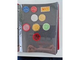 VIGNETTEN: 1896/1960 (ca.), hochinteressanter Bestand mit einigen Tausend Vignetten, Verschluss- und Siegelmarken, später Spe