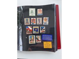 VIGNETTEN: 1896/1960 (ca.), hochinteressanter Bestand mit einigen Tausend Vignetten, Verschluss- und Siegelmarken, später Spe