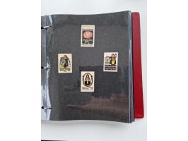 VIGNETTEN: 1896/1960 (ca.), hochinteressanter Bestand mit einigen Tausend Vignetten, Verschluss- und Siegelmarken, später Spe