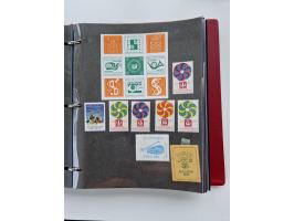 VIGNETTEN: 1896/1960 (ca.), hochinteressanter Bestand mit einigen Tausend Vignetten, Verschluss- und Siegelmarken, später Spe