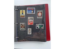 VIGNETTEN: 1896/1960 (ca.), hochinteressanter Bestand mit einigen Tausend Vignetten, Verschluss- und Siegelmarken, später Spe