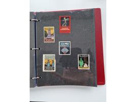 VIGNETTEN: 1896/1960 (ca.), hochinteressanter Bestand mit einigen Tausend Vignetten, Verschluss- und Siegelmarken, später Spe