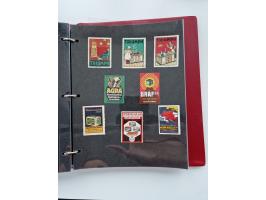 VIGNETTEN: 1896/1960 (ca.), hochinteressanter Bestand mit einigen Tausend Vignetten, Verschluss- und Siegelmarken, später Spe