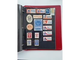 VIGNETTEN: 1896/1960 (ca.), hochinteressanter Bestand mit einigen Tausend Vignetten, Verschluss- und Siegelmarken, später Spe