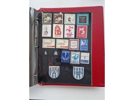 VIGNETTEN: 1896/1960 (ca.), hochinteressanter Bestand mit einigen Tausend Vignetten, Verschluss- und Siegelmarken, später Spe