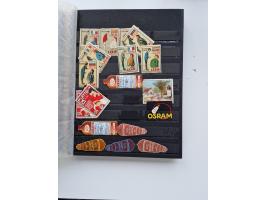 VIGNETTEN: 1896/1960 (ca.), hochinteressanter Bestand mit einigen Tausend Vignetten, Verschluss- und Siegelmarken, später Spe