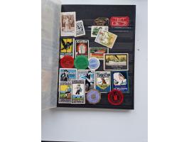 VIGNETTEN: 1896/1960 (ca.), hochinteressanter Bestand mit einigen Tausend Vignetten, Verschluss- und Siegelmarken, später Spe