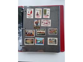 VIGNETTEN: 1896/1960 (ca.), hochinteressanter Bestand mit einigen Tausend Vignetten, Verschluss- und Siegelmarken, später Spe