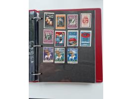 VIGNETTEN: 1896/1960 (ca.), hochinteressanter Bestand mit einigen Tausend Vignetten, Verschluss- und Siegelmarken, später Spe