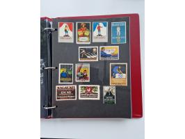 VIGNETTEN: 1896/1960 (ca.), hochinteressanter Bestand mit einigen Tausend Vignetten, Verschluss- und Siegelmarken, später Spe