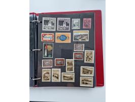 VIGNETTEN: 1896/1960 (ca.), hochinteressanter Bestand mit einigen Tausend Vignetten, Verschluss- und Siegelmarken, später Spe