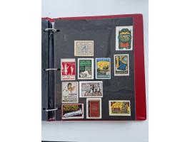 VIGNETTEN: 1896/1960 (ca.), hochinteressanter Bestand mit einigen Tausend Vignetten, Verschluss- und Siegelmarken, später Spe