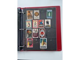 VIGNETTEN: 1896/1960 (ca.), hochinteressanter Bestand mit einigen Tausend Vignetten, Verschluss- und Siegelmarken, später Spe