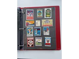 VIGNETTEN: 1896/1960 (ca.), hochinteressanter Bestand mit einigen Tausend Vignetten, Verschluss- und Siegelmarken, später Spe