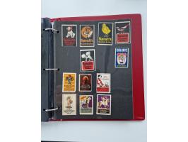 VIGNETTEN: 1896/1960 (ca.), hochinteressanter Bestand mit einigen Tausend Vignetten, Verschluss- und Siegelmarken, später Spe