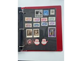 VIGNETTEN: 1896/1960 (ca.), hochinteressanter Bestand mit einigen Tausend Vignetten, Verschluss- und Siegelmarken, später Spe