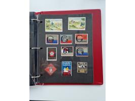 VIGNETTEN: 1896/1960 (ca.), hochinteressanter Bestand mit einigen Tausend Vignetten, Verschluss- und Siegelmarken, später Spe